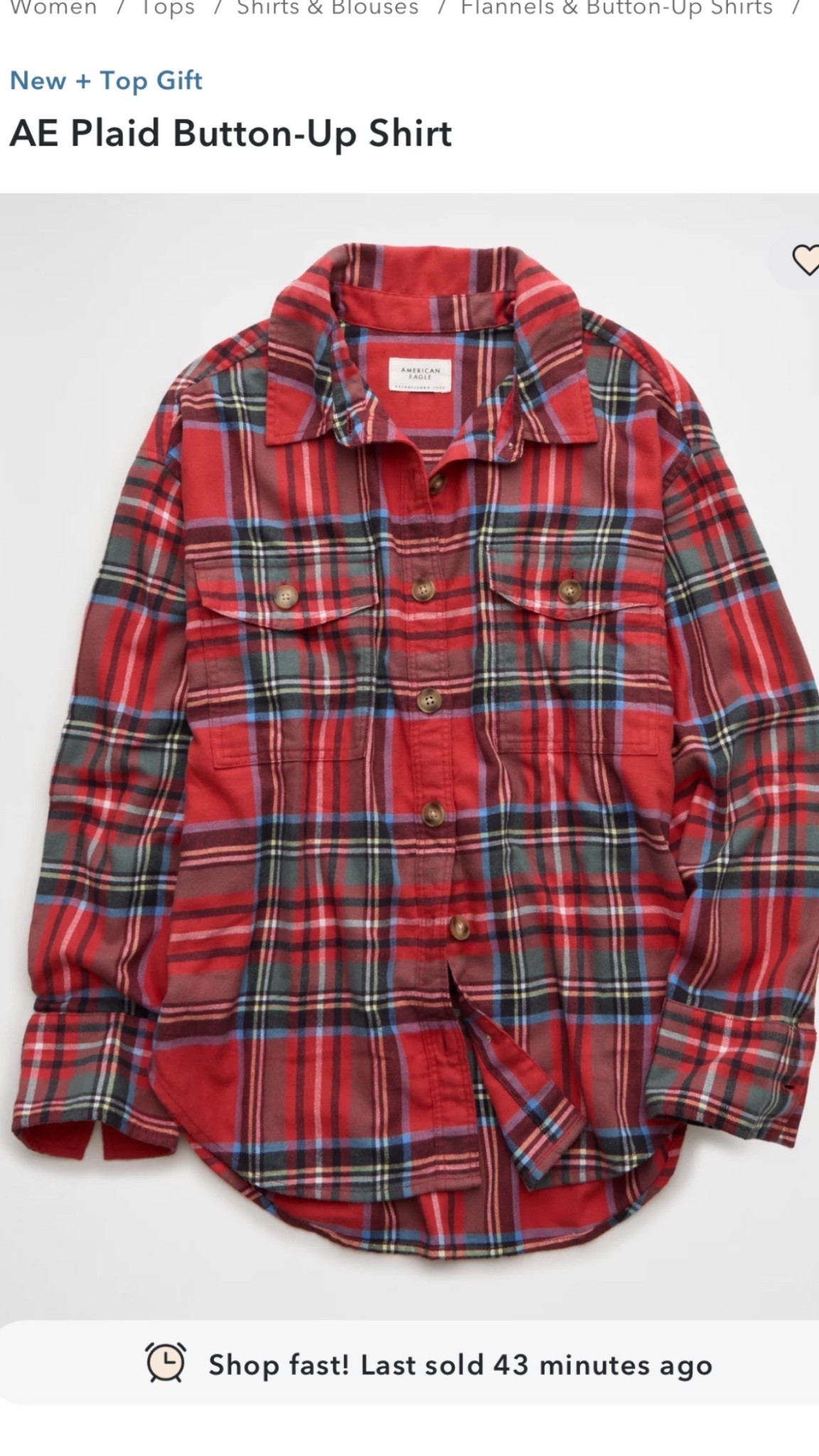 Red plaid holiday shirt 


#LTKHoliday #LTKFindsUnder50 #LTKStyleTip