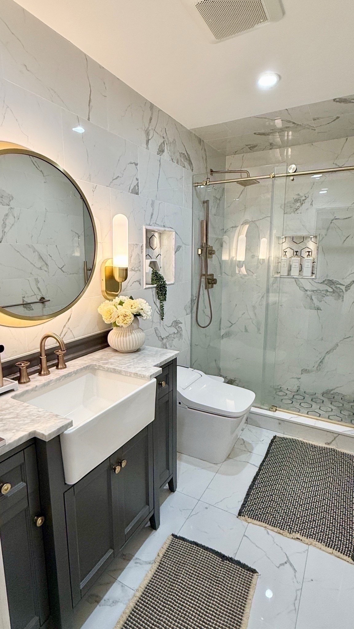 My bathroom tiles are from @loweshomeimprovement 
my fav is the vanity mirror with built in  led light. #LTKStyleTip 













#liketkit 
@shop.ltk
https://liketk.it/5TFOK

Comment SHOP below to receive a DM with the link to this post on my LTK ⬇ https://liketk.it/5W4zU