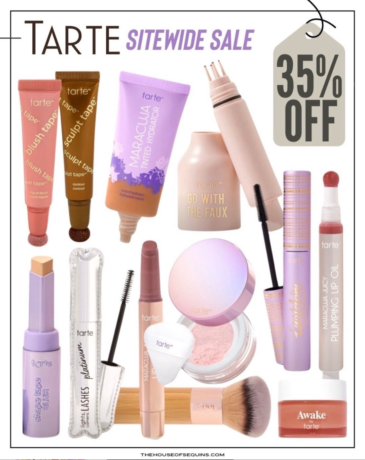 Tarte 35% OFF SITEWIDE with code VIP