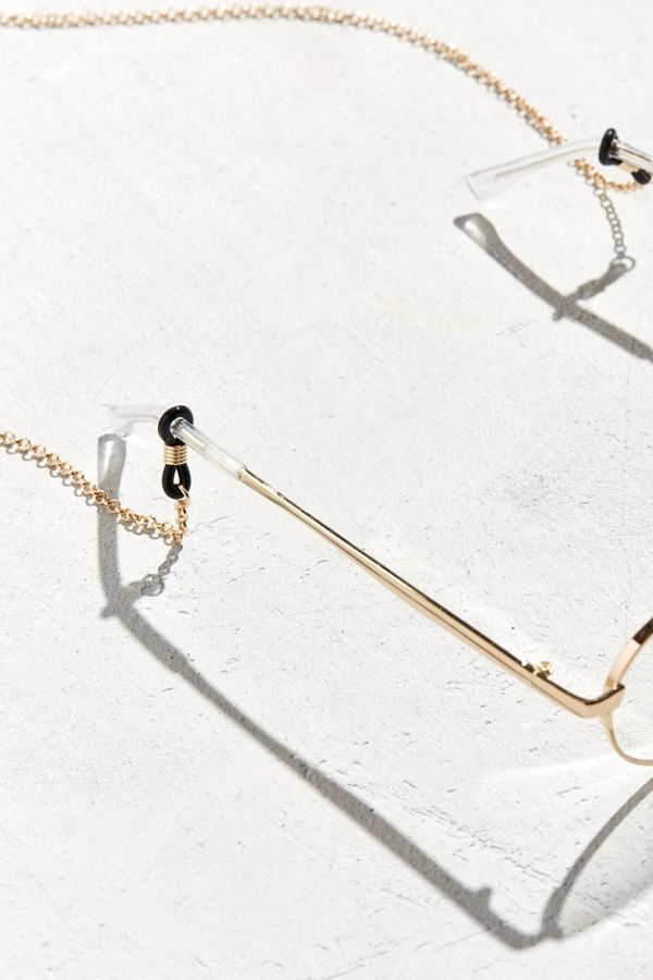 Gold Metal Sunglasses Chain | Urban Outfitters (US and RoW)