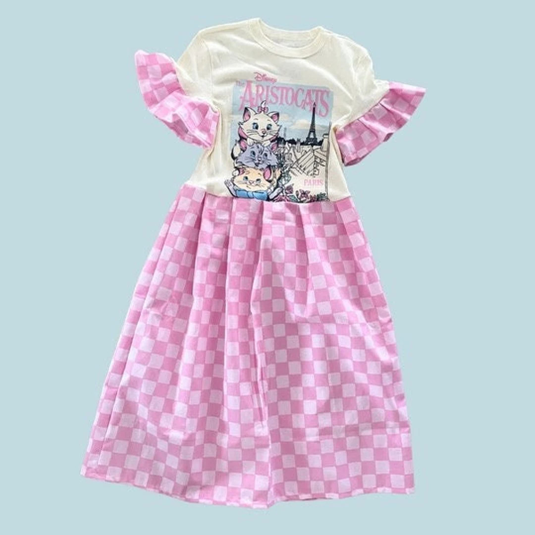 ARISOCATS INSPIRED DRESS // Tee Dress // Ready to Ship // Xs // Hollywood Studios // Magic Kingdo... | Etsy (US)