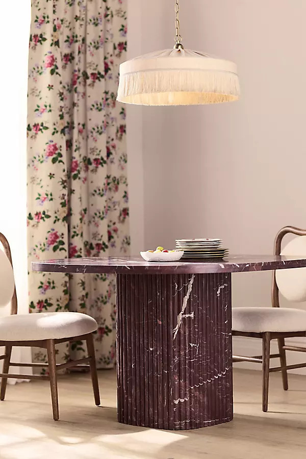 Kanta Square 48" Marble Dining Table | Anthropologie (US)