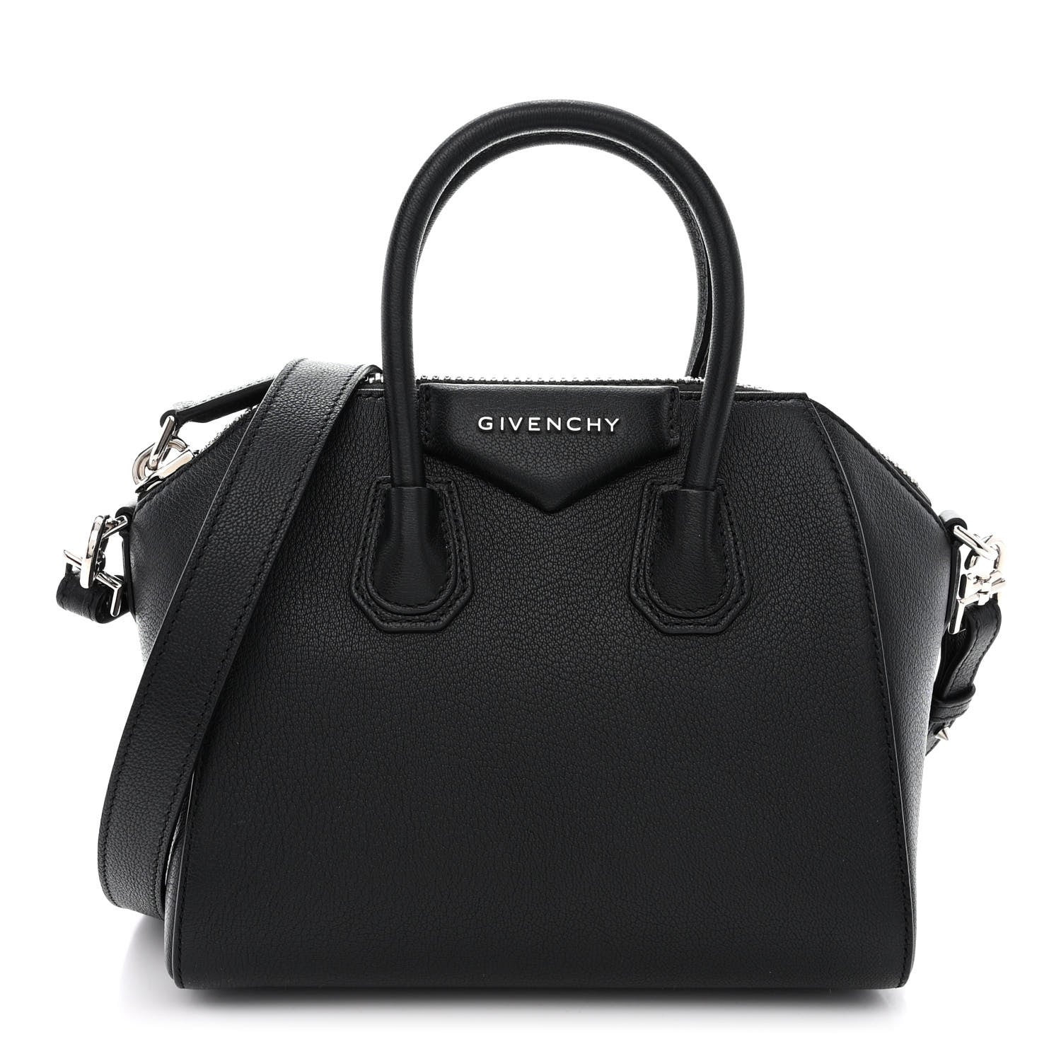 Sugar Goatskin Mini Antigona Black | FASHIONPHILE (US)