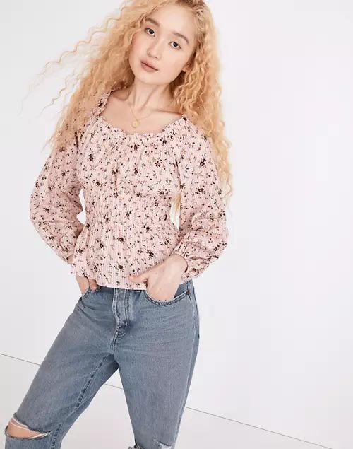 Sophia Top in Bouquet Floral | Madewell