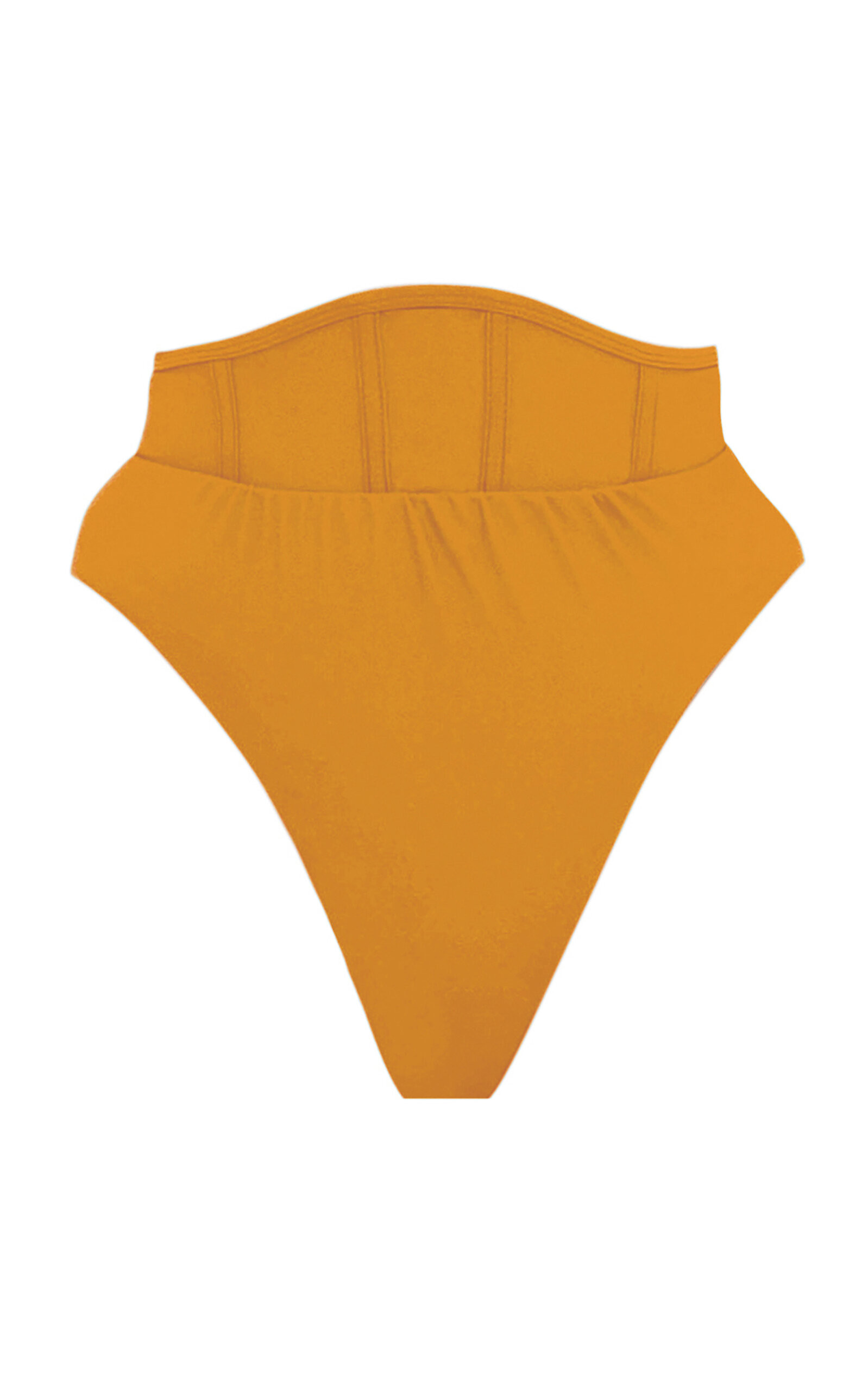 Andrea Iyamah - Gura Corset-Paneled Bikini Bottom - Yellow - M - Moda Operandi | Moda Operandi (Global)