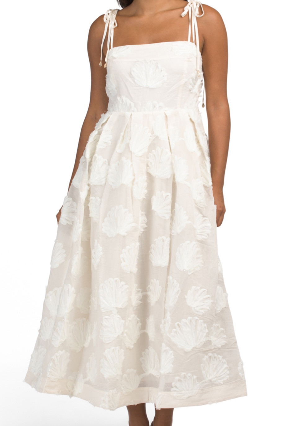 White shell dress 