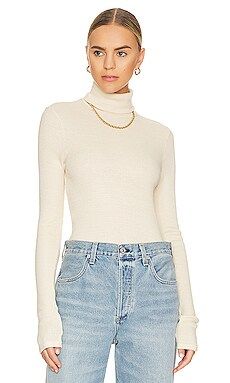 NSF Lani Long Sleeve Turtleneck in Ivory from Revolve.com | Revolve Clothing (Global)