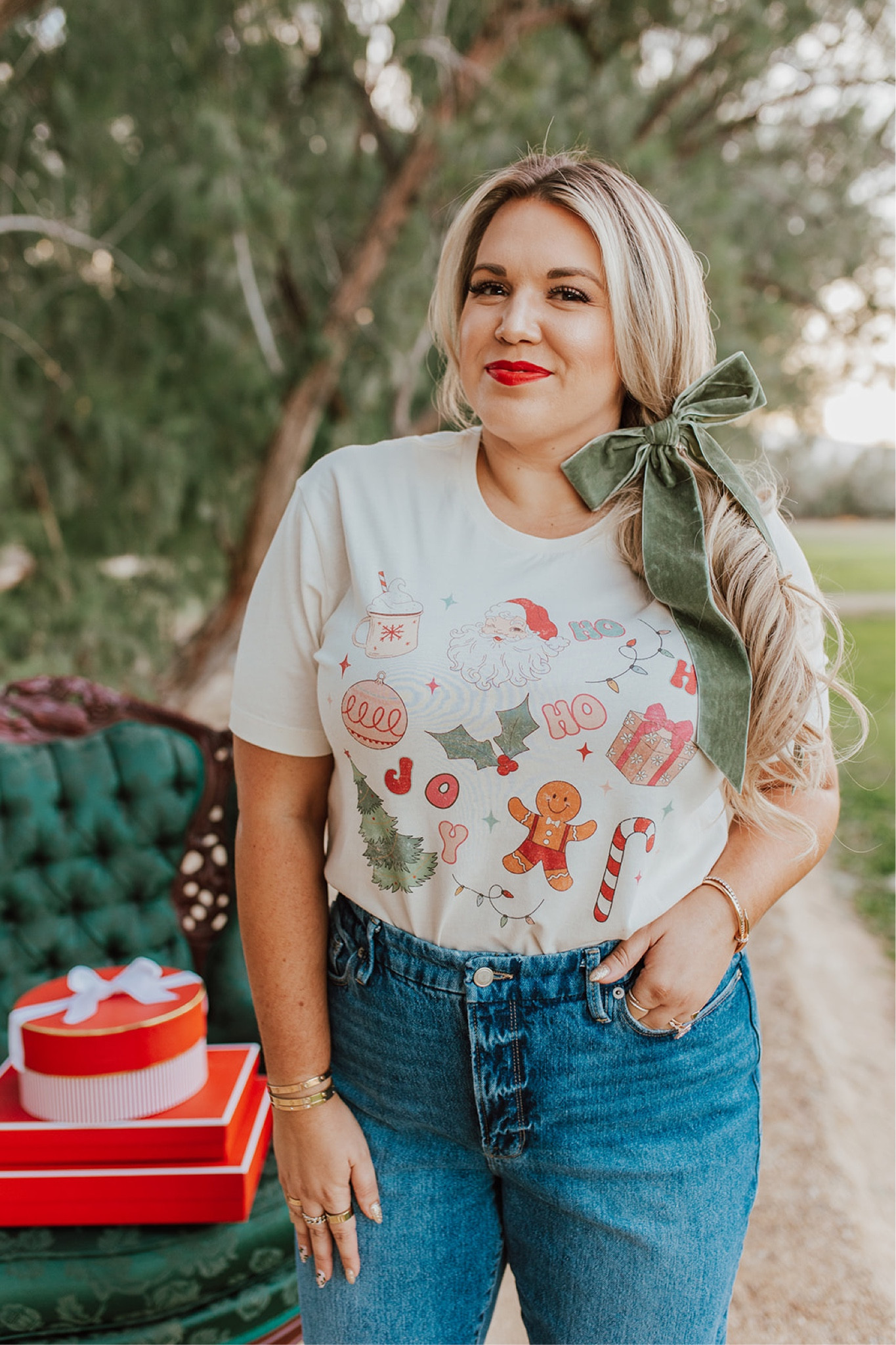 my Pink Desert Holiday Collage graphic tee! wearing size large and goes to xxxl. 

#LTKHoliday #LTKunder50 #LTKcurves