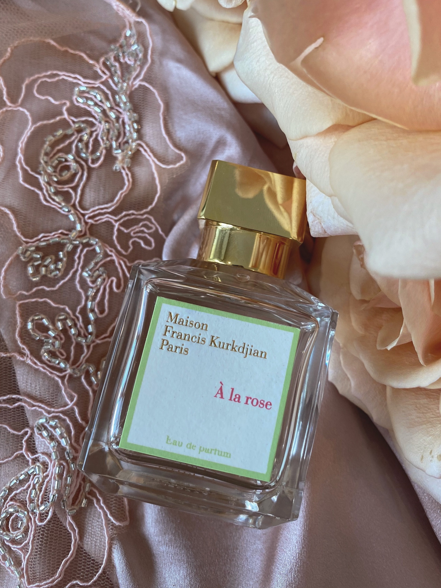 Maison Francis Kurkdjian
À La Rose Eau De Parfum 

The purest form of rosé fragrance 🥀 

#LTKwedding #LTKbeauty