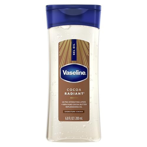 Vaseline Intensive Care Cocoa Radiant for Glowing Skin Body Gel Oil Made with Pure Cocoa Butter + Replenishing Oils 6.8 oz | Amazon (US)