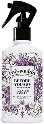 Poo-Pourri Before-You-Go 8oz Air & Toilet Freshener Lavender Vanilla Spray – Instantly Works to... | Amazon (US)