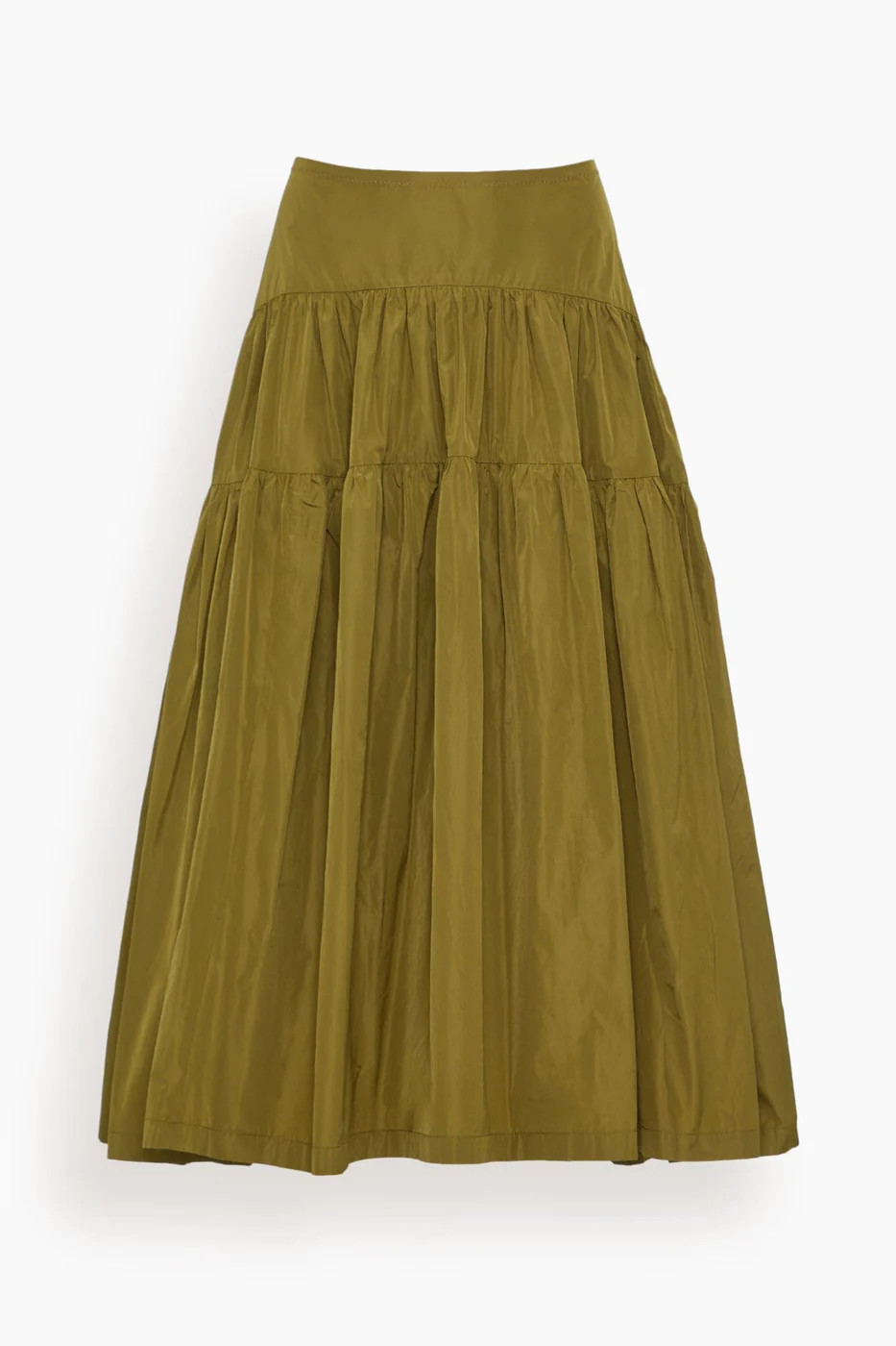 Swift Skirt in Olive | Hampden Clothing