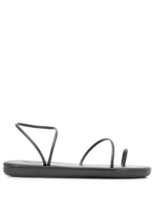 Ancient Greek Sandals Kansiz Flat Sandals | Black | FARFETCH | Farfetch Global