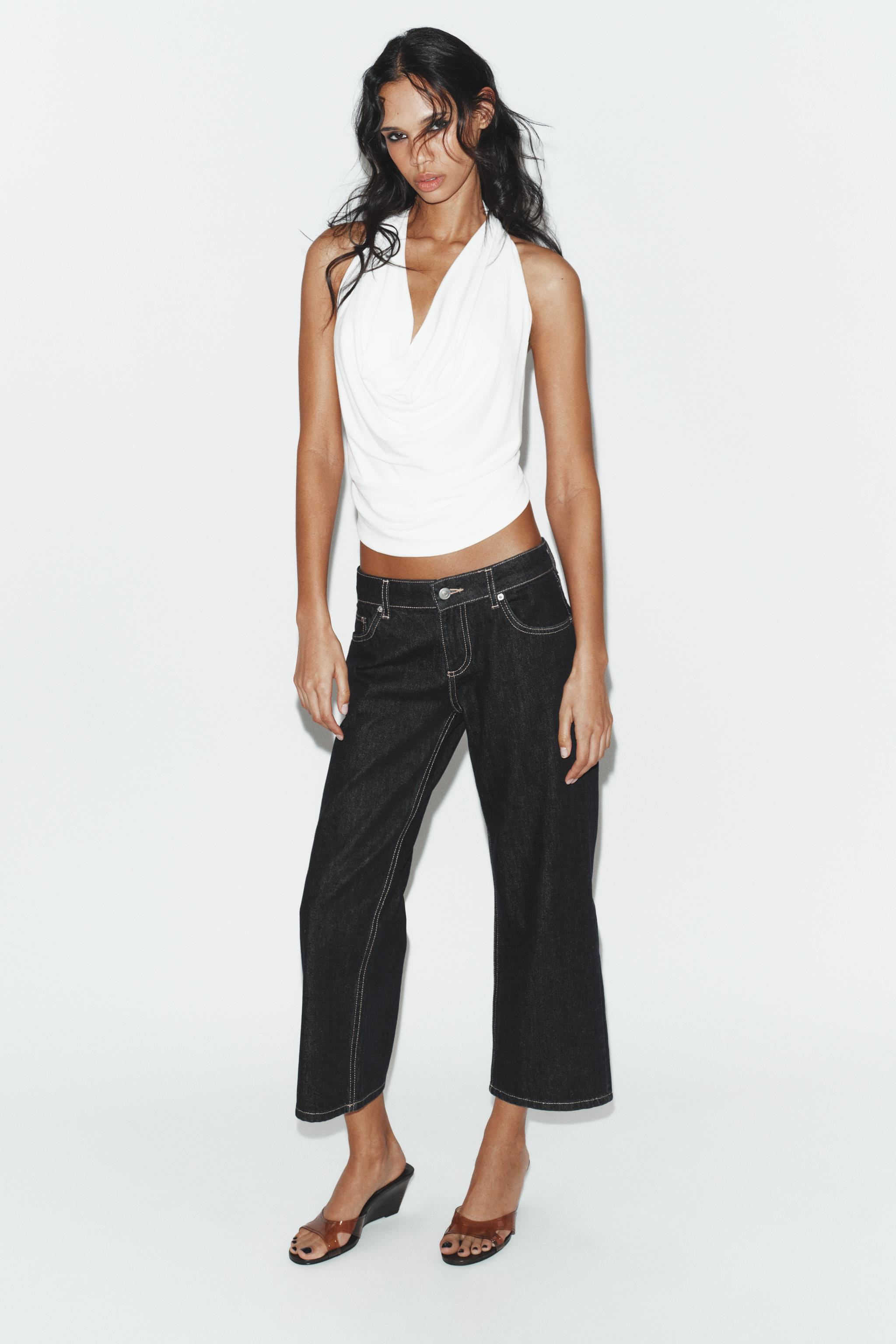 DRAPED HALTER TOP | Zara US