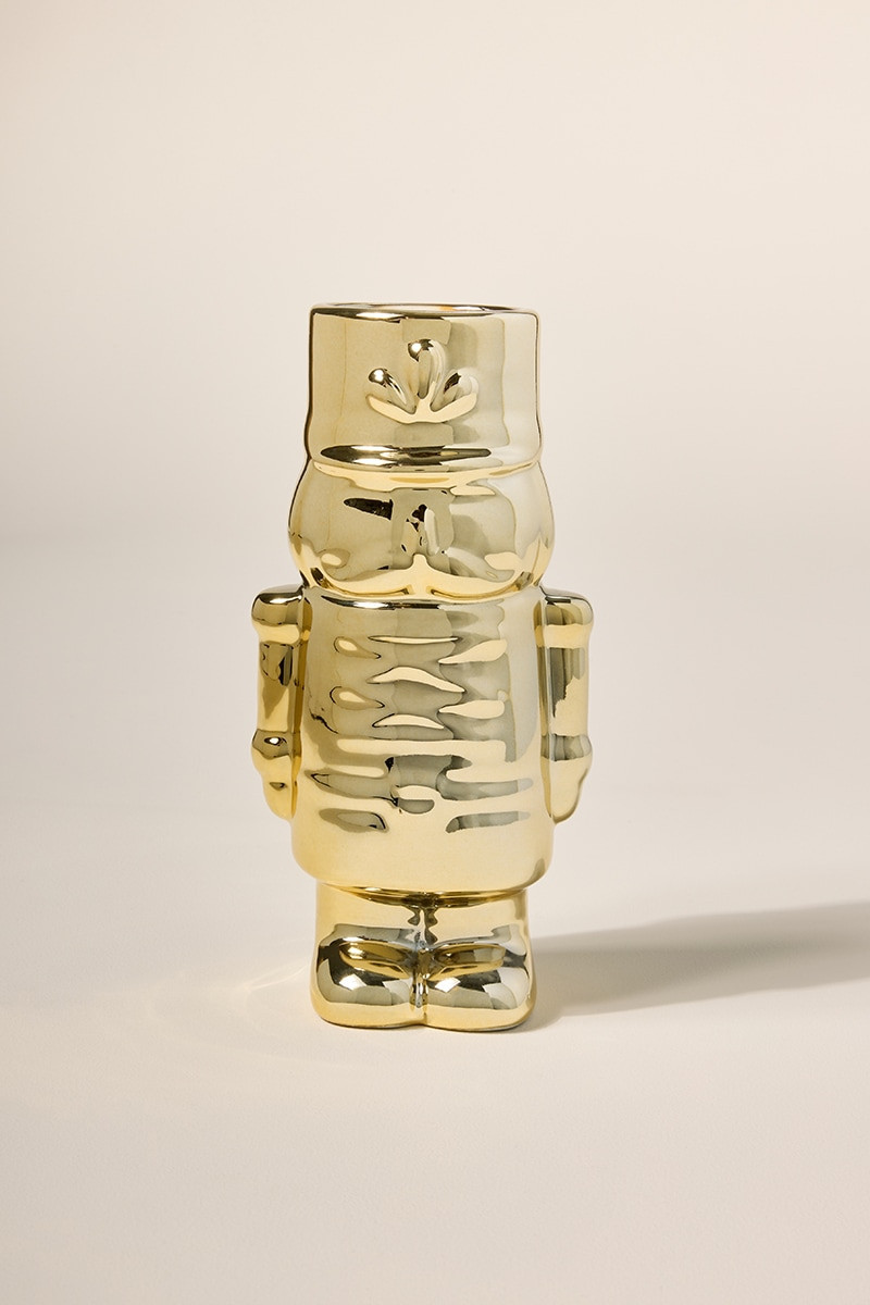 DW Home Festive Wreath Nutcracker Candle Jar 10oz | Francesca's