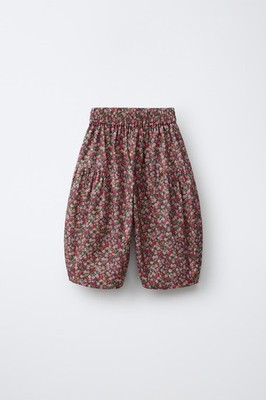 zara FLORAL PRINT LIBERTY FABRIC bloomer pants girls size 6t new with tags | eBay US