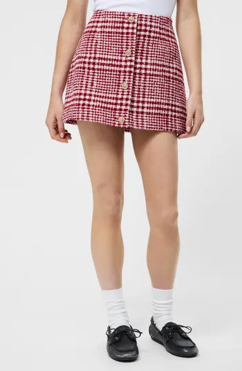 French Connection Houndstooth Check Miniskirt | Nordstrom | Nordstrom