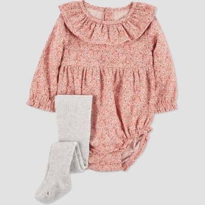 Carter's Just One You® Baby Girls' Ruffle Bubble Romper - Pink | Target