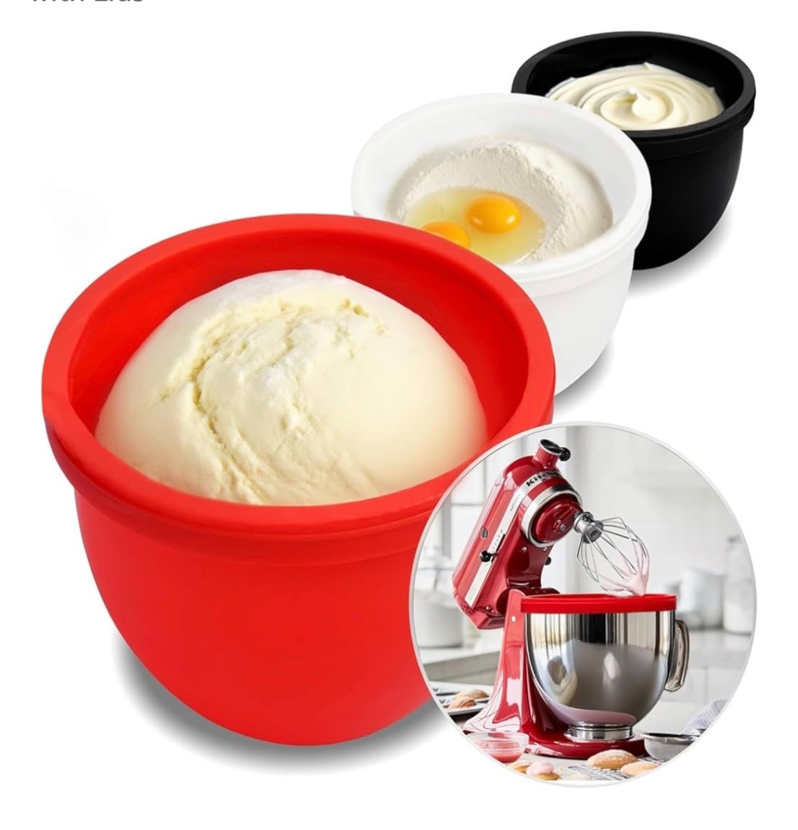 These are so handy…
Silicone Bowl Liners for 5 Qt KitchenAid Mixers, 3 Liners with Lids
Makes a great gift too!

#LTKFindsUnder50 #LTKHome