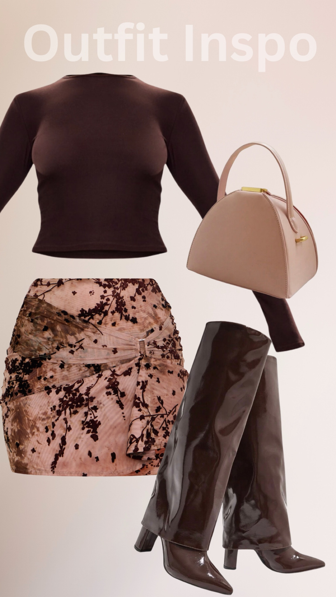 Winter outfit inspo - pair this with a nice trench coat for a complete look 

Outfit inspo | knee high boots | mini skirt | PrettyLittleThing | shein | affordable fashion | handbag | square toe heels |

#LTKFindsUnder50 #LTKShoeCrush #LTKStyleTip