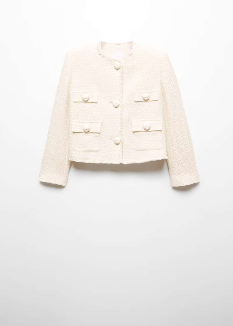 Double-breasted suit blazer -  Women | Mango USA | MANGO (US)