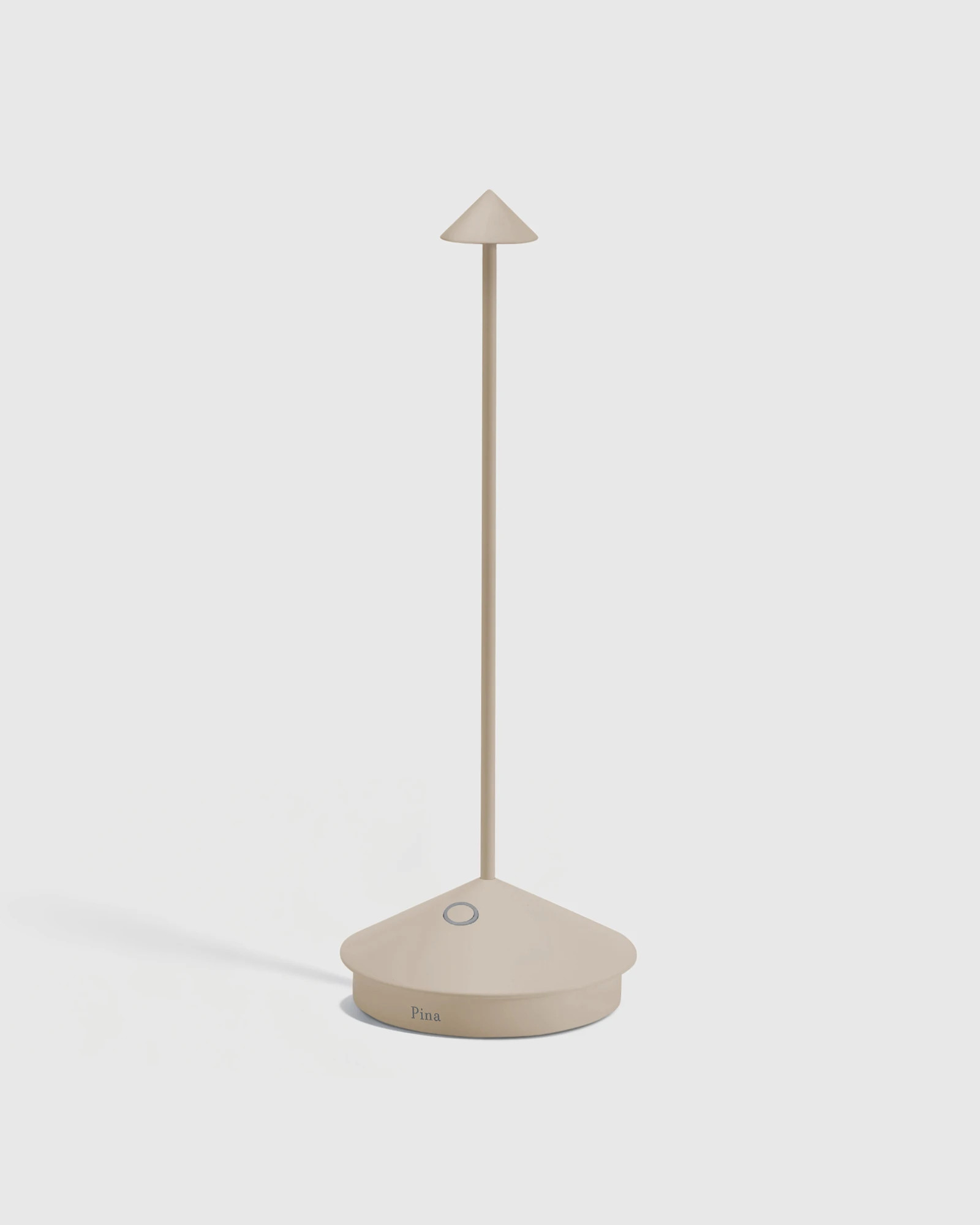 Quince | Zafferano America | Pina Pro Rechargeable Table Lamp in Dark Grey, Metal | Quince