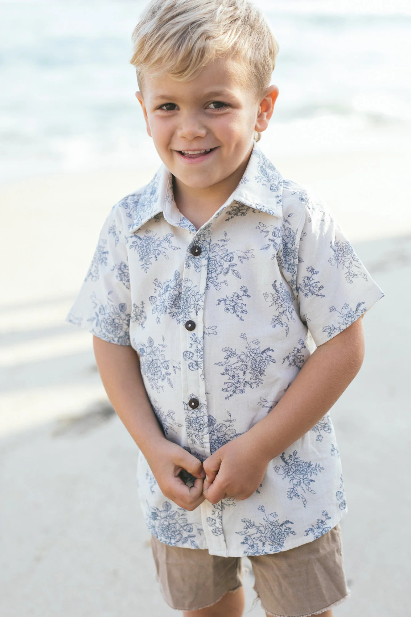 Kids Jules Buttoned Shirt | Morning Lavender