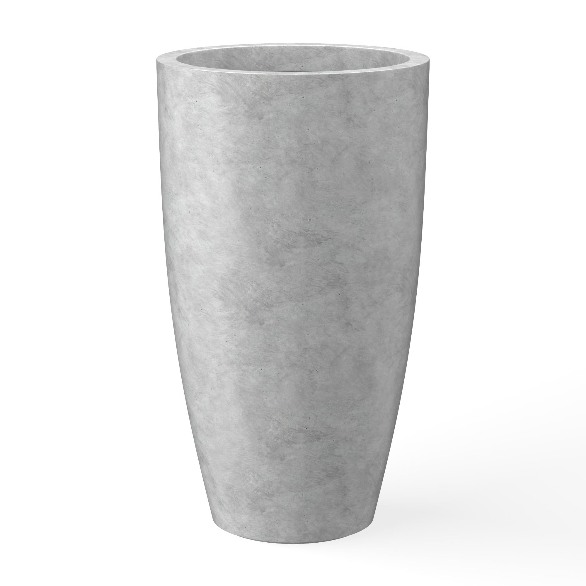 Kante 23.6" H Natural Concrete Finish Concrete Tall Planters Large Outdoor Indoor Decorative Plan... | Amazon (US)