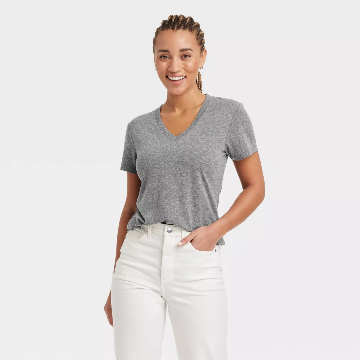 Women's Short Sleeve V-Neck T-Shirt - Universal Thread™ | Target