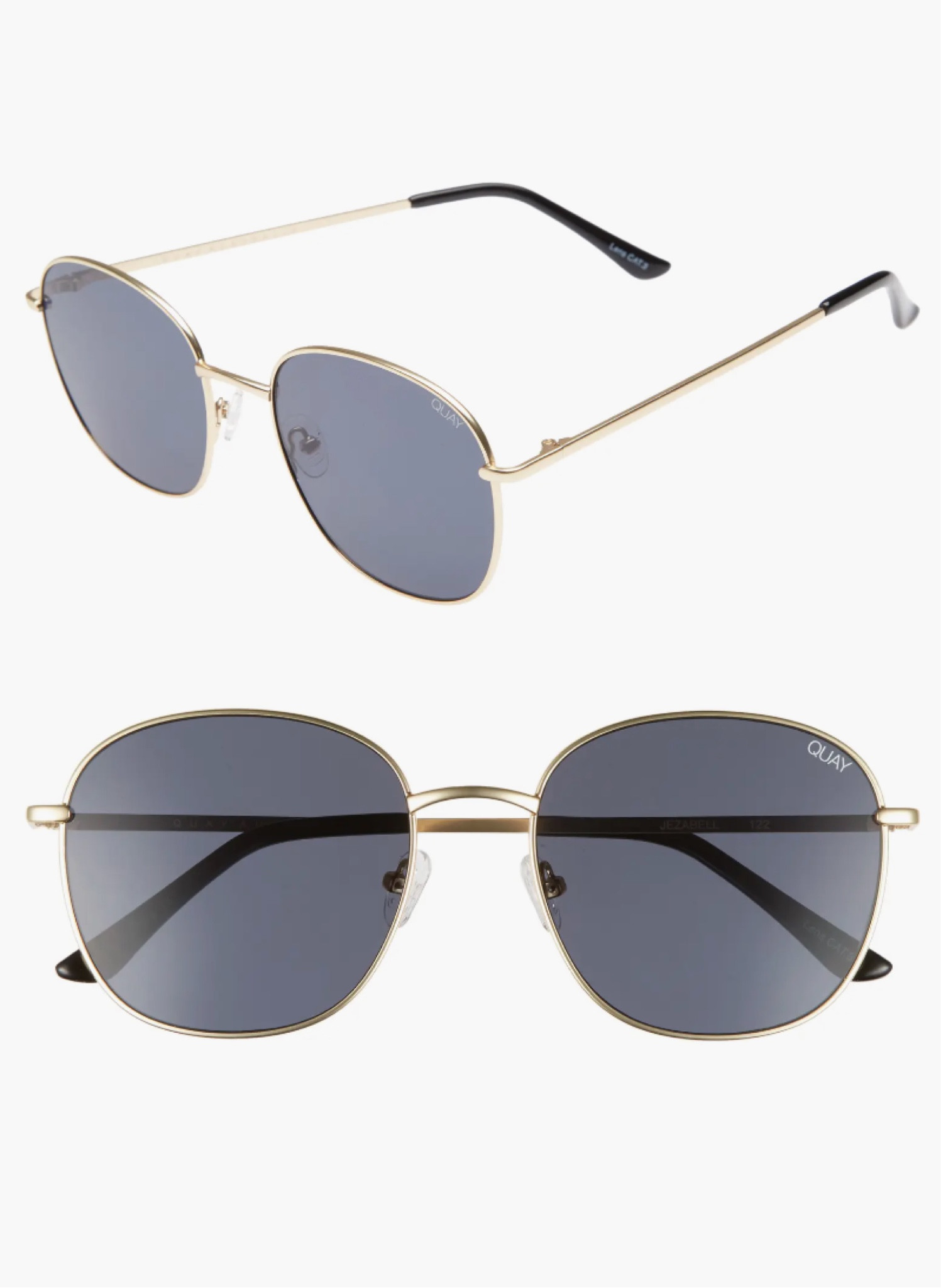 Quay Australia Jezebel 57mm Round Sunglasses in Gold/Smoke

#LTKswim #LTKxNSale #LTKtravel