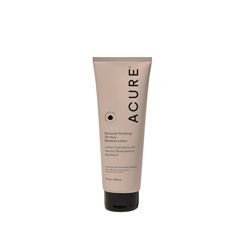 Acure 24HR Moisturizing Lotion - Soothing & Hydrating Unscented Body Lotion with Cocoa Butter & C... | Amazon (US)