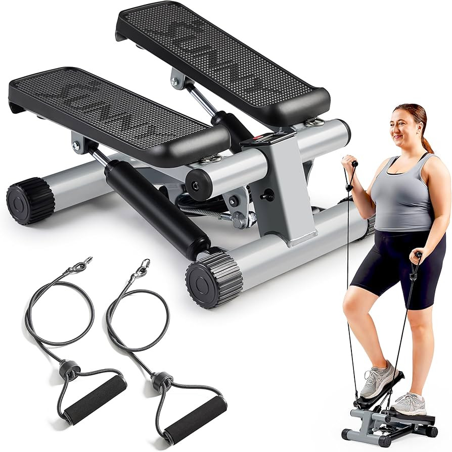 Sunny Health & Fitness Mini Steppers for Exercise at Home, Stair Step Workout Machine with Option... | Amazon (US)