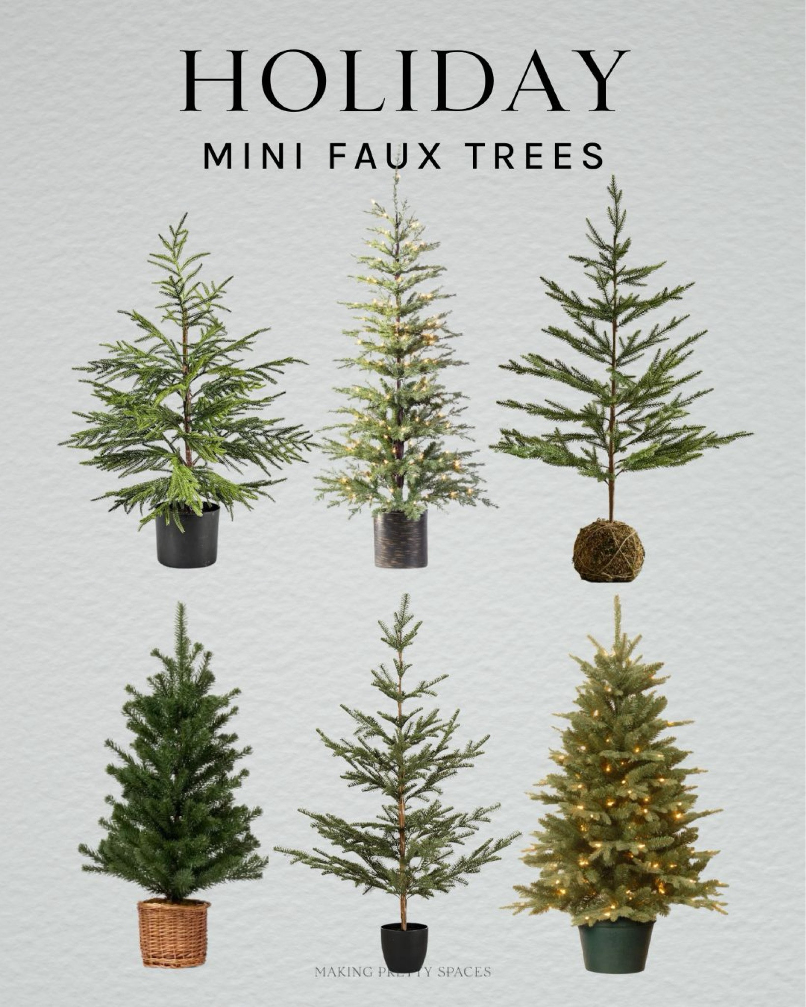 Shop these holiday mini faux trees! Holiday, front porch, decor, cedar tree, light up tree, holiday tree, greenery, Amazon holiday, terrain, Target, Norfolk tree

#LTKHome #LTKStyleTip #LTKHoliday