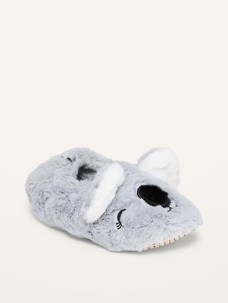 Faux-Fur Critter Slipper Socks for Girls | Old Navy (US)