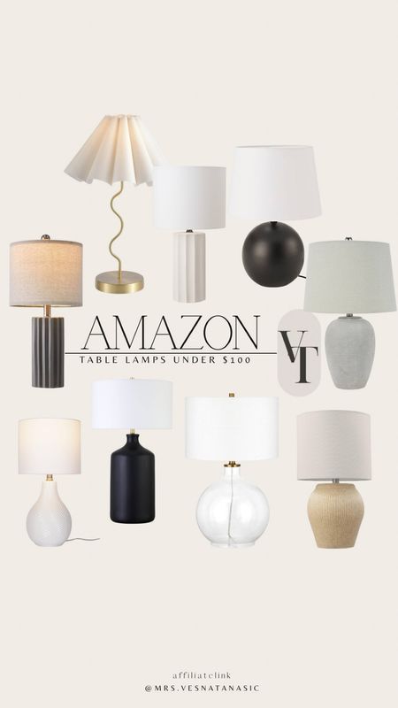 Amazon table lamps under $100! My new glass lamp is also included! 

Amazon home, table lamp, living room, bedroom, home, home decor, lamp, Amazon home decor, Amazon home finds, 

#LTKhome #LTKfindsunder100 #LTKsalealert