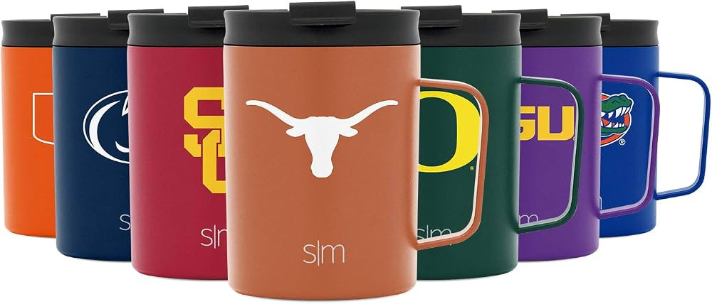 Simple Modern Officially Licensed Collegiate University Coffee Mug with Leakproof Lid Insulated S... | Amazon (US)