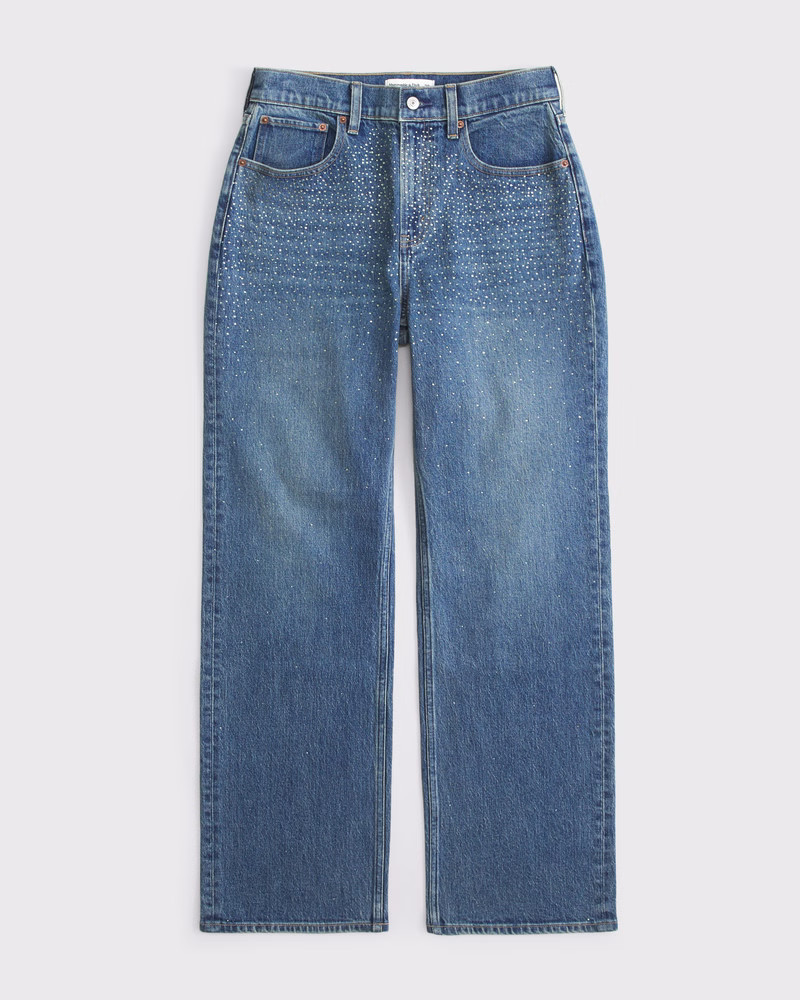 Women's Curve Love High Rise 90s Relaxed Jean | Women's Bottoms | Abercrombie.com | Abercrombie & Fitch (US)