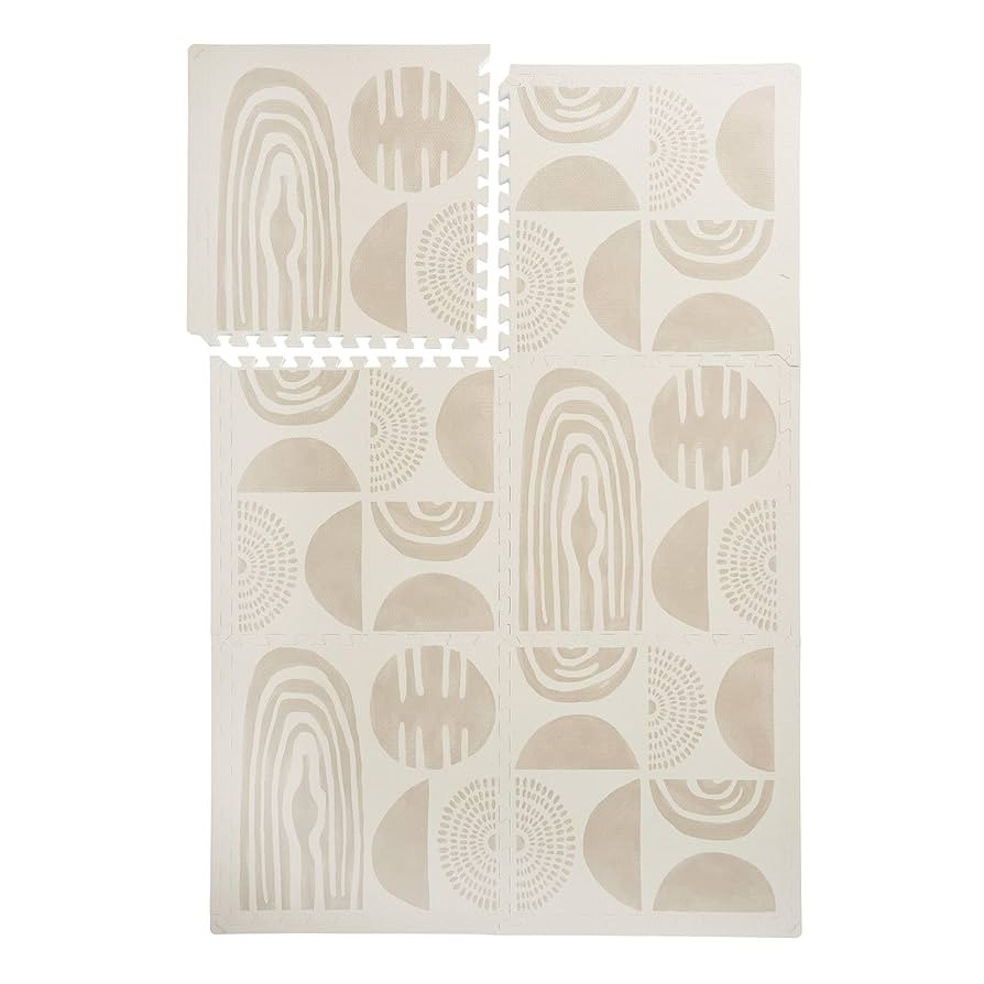 Premium Exercise & Baby Foam Play Mats - Stylish & Large Non-Toxic Odorless Floor Mat - 6 Tiles -... | Amazon (US)