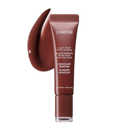 LANEIGE Glaze Craze Tinted Lip Serum Chocolate Frosting: Plumping, Nourishing Hydration with Polypeptide | Amazon (US)