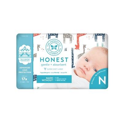 Honest Company Diapers Giraffes - Size Newborn (32ct) | Target