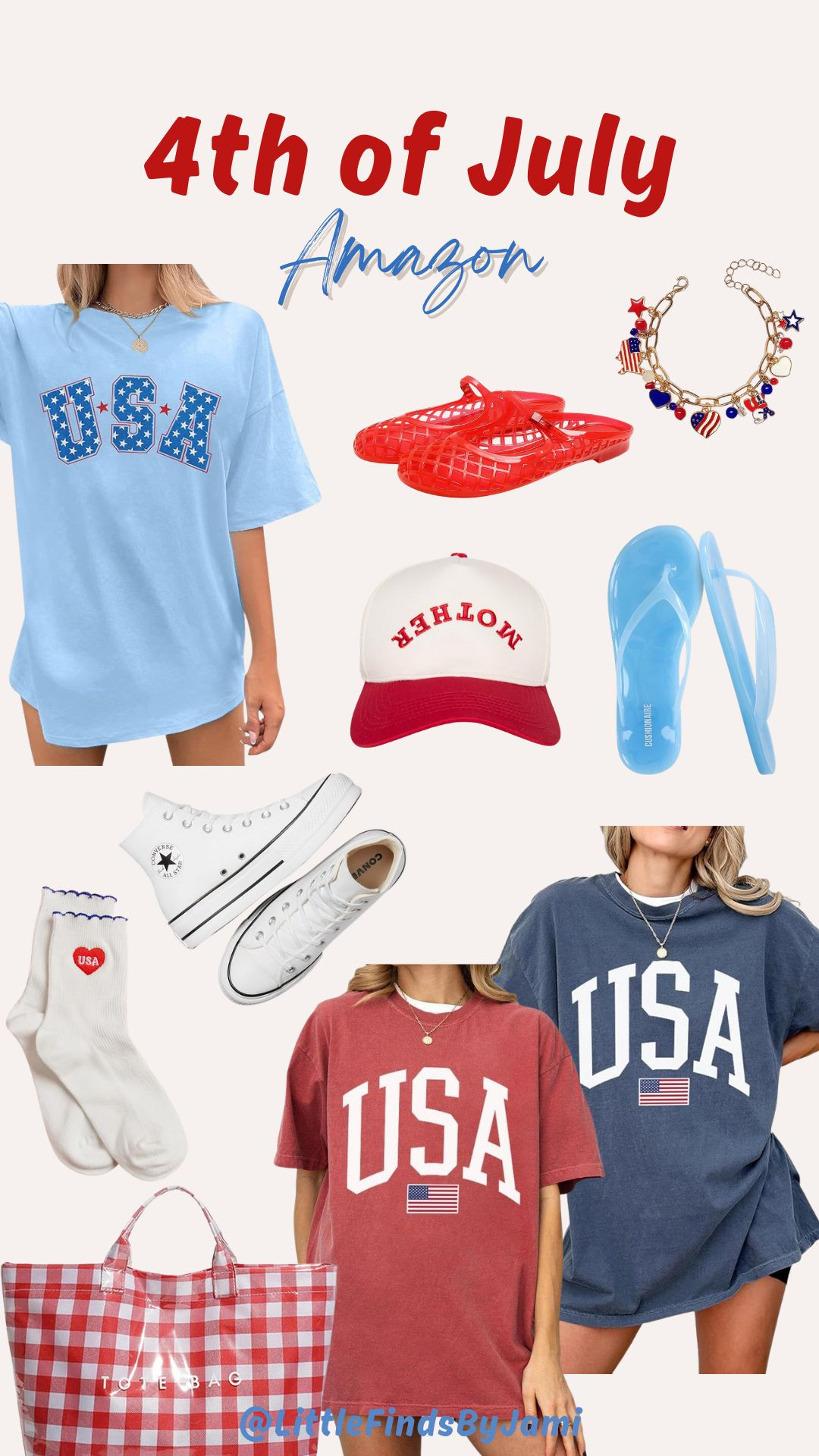 Women’s 4th of July finds on Amazon’s. Summer fashion. Graphic tshirt. Jelly sandals. Patriotic outfits. Viral tote. Lake day. Cute style.

#LTKgrwm #LTKootd #LTKSeasonal