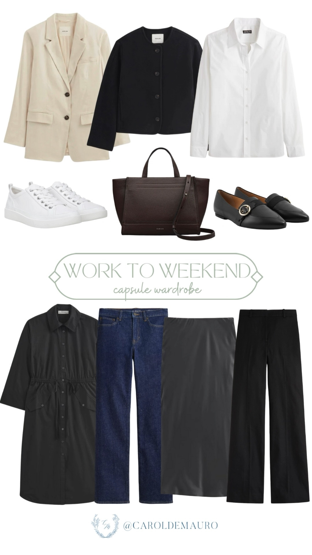 Time to upgrade your work to weekend wardrobe and slay from 9-to-5 to your day-offs! You'll love mixing and matching these pants and skirts with the classy blazers, cardigans, and long sleeves. And don't forget the footwear and your handbag.

capsule wardrobe, business casual, office looks, elevated basics, minimalist style, style inspo, brunch outfit, relaxed fit

#LTKU #LTKWorkwear #LTKSeasonal