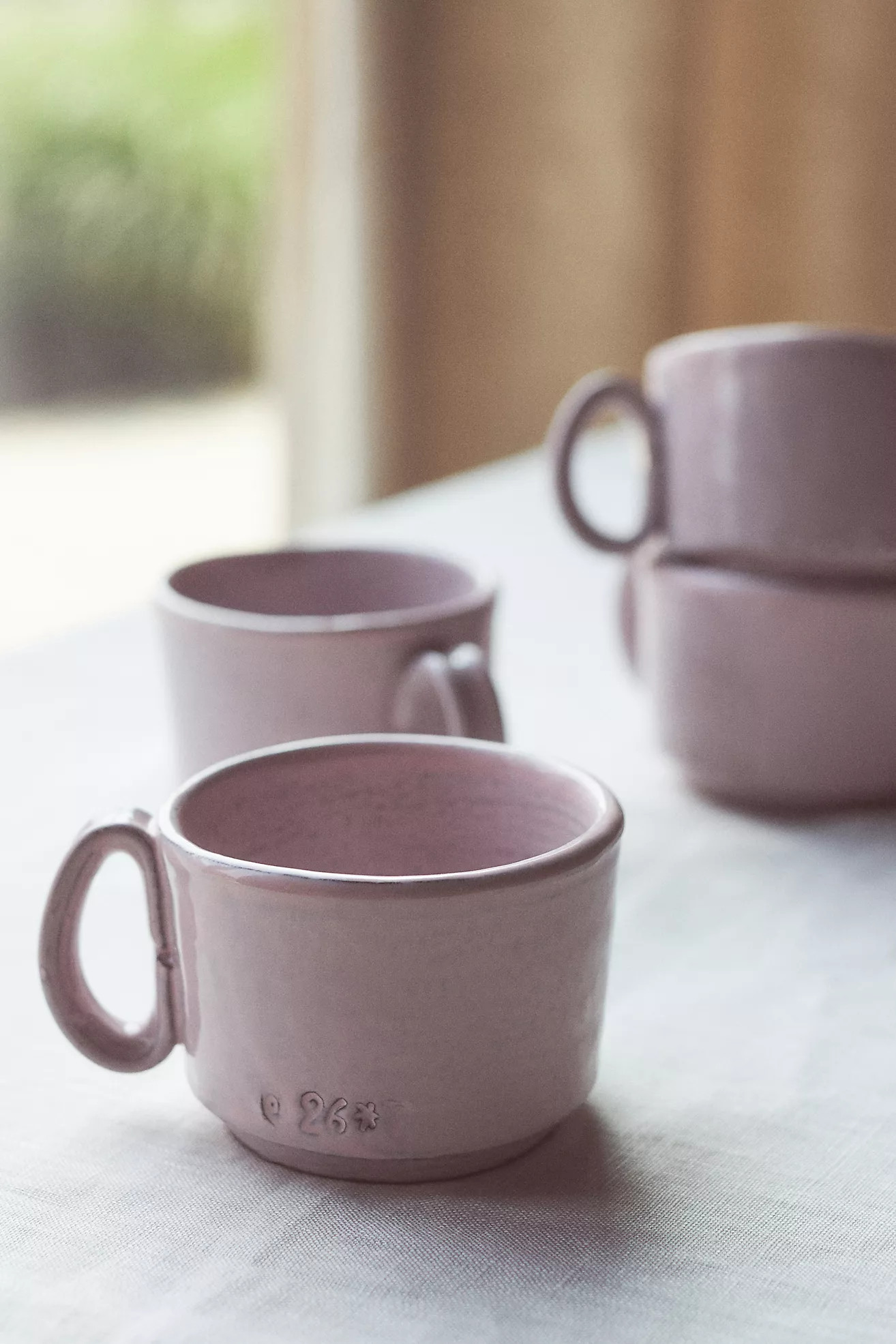 The Glenna Italian Earthenware Mugs, Set of 4 | Anthropologie (US)
