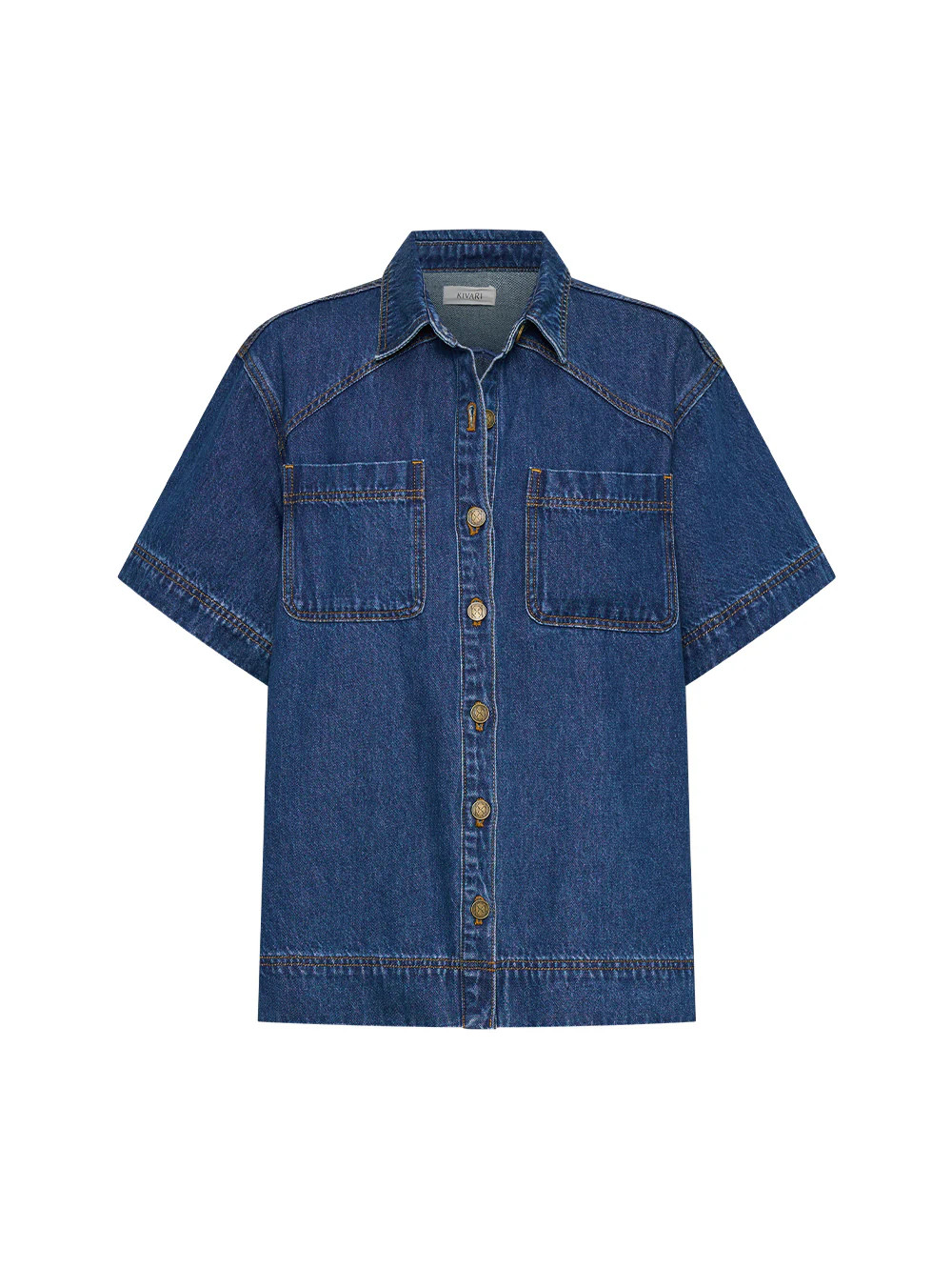 Paloma Shirt - Indigo | KIVARI | Kivari (AU/NZ)