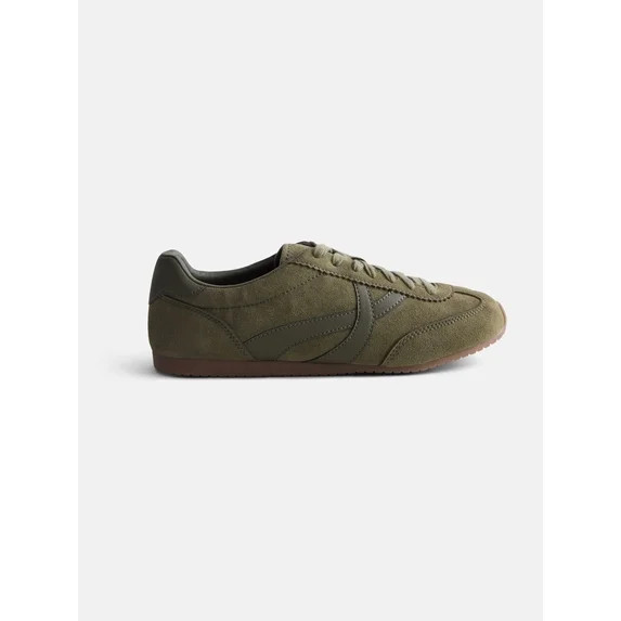 Scenario Women's Lace Up Low Profile Sneakers | Walmart (US)