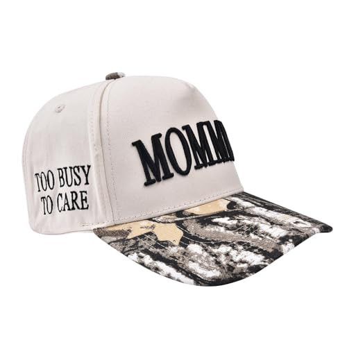 Women’s Trucker Hat Vintage Embroidered Adjustable Baseball Cap Ponytail Snapback Hat for Moms (Bronze) | Amazon (US)