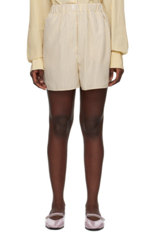 Yellow & Black Lui Shorts | SSENSE