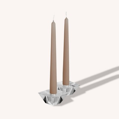 Hyoola - Taupe Taper Candles - 10 Inch - 12 Pack | Target