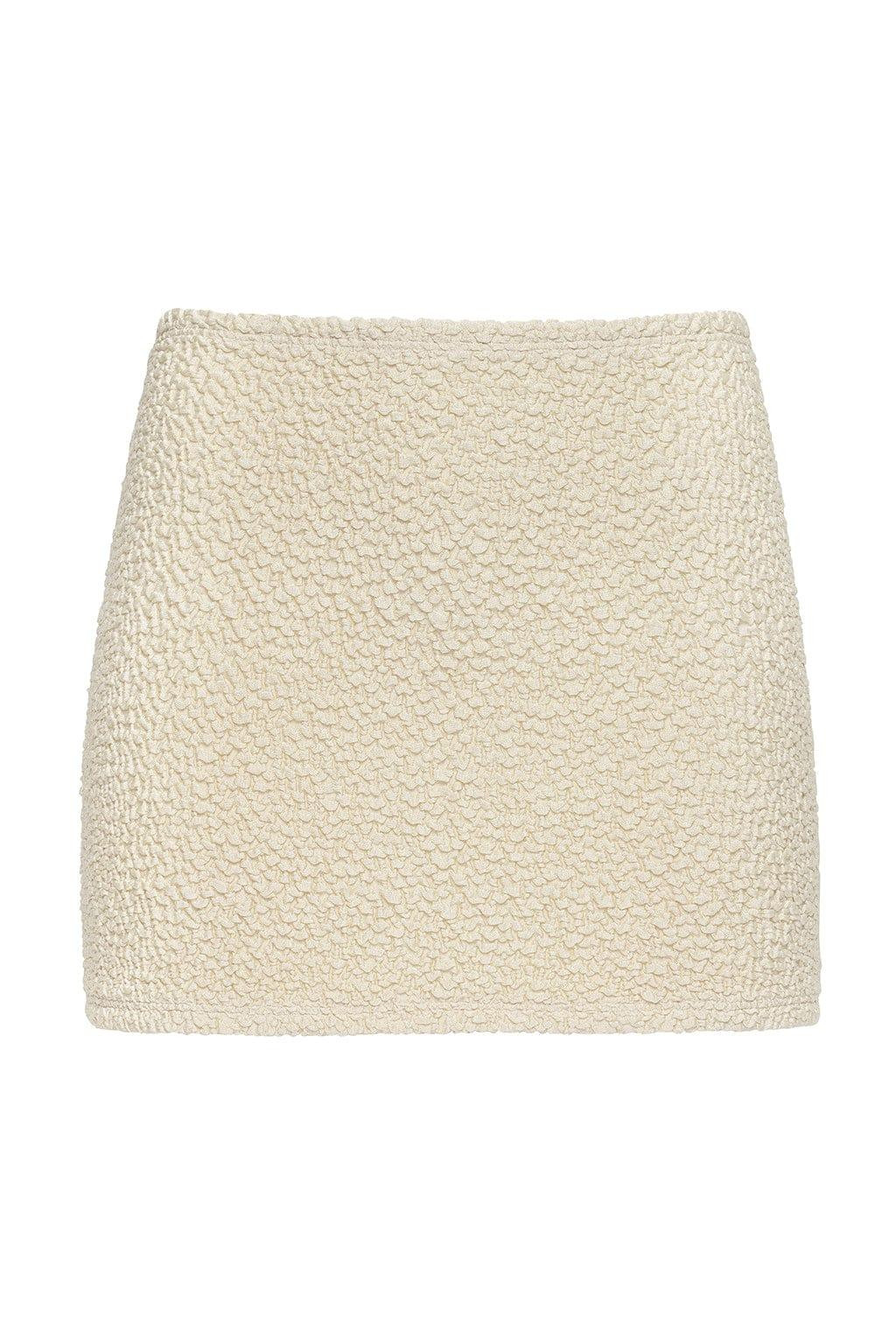 Oat Texture Micro Skirt | Montce