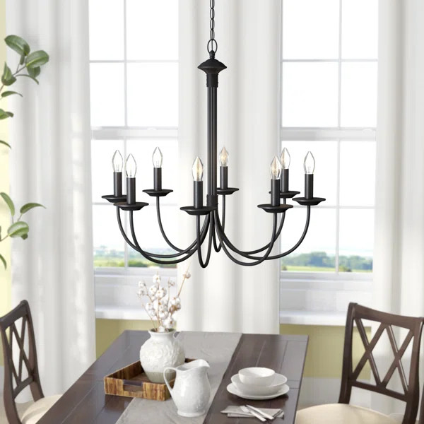 Shaylee 8 - Light Candle Style Empire Chandelier | Wayfair North America